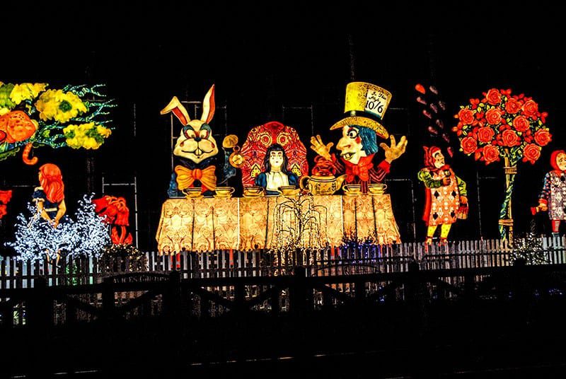 Alice in Wonderland Tableau. Find out about Blackpool Illuminations
