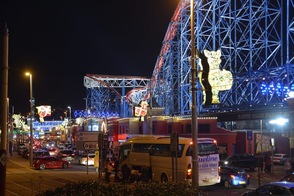 Find out about Blackpool Illuminations, around the Pleasure Beach