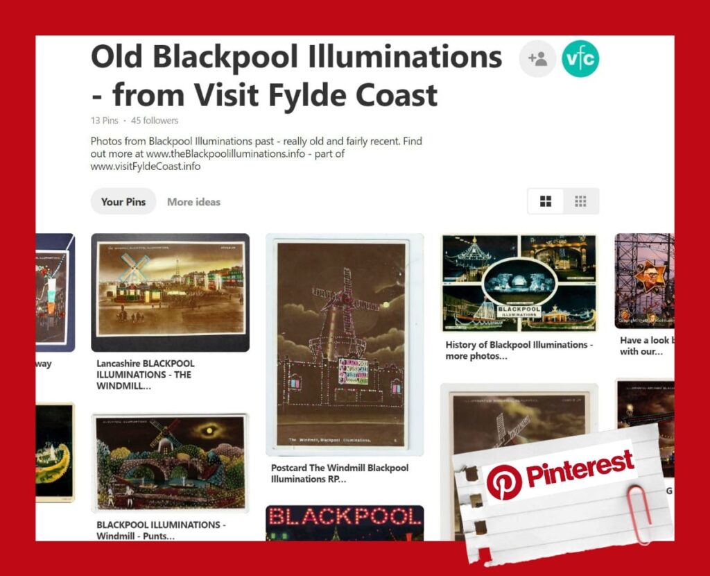 History of Blackpool Illuminations photos on Pinterest
