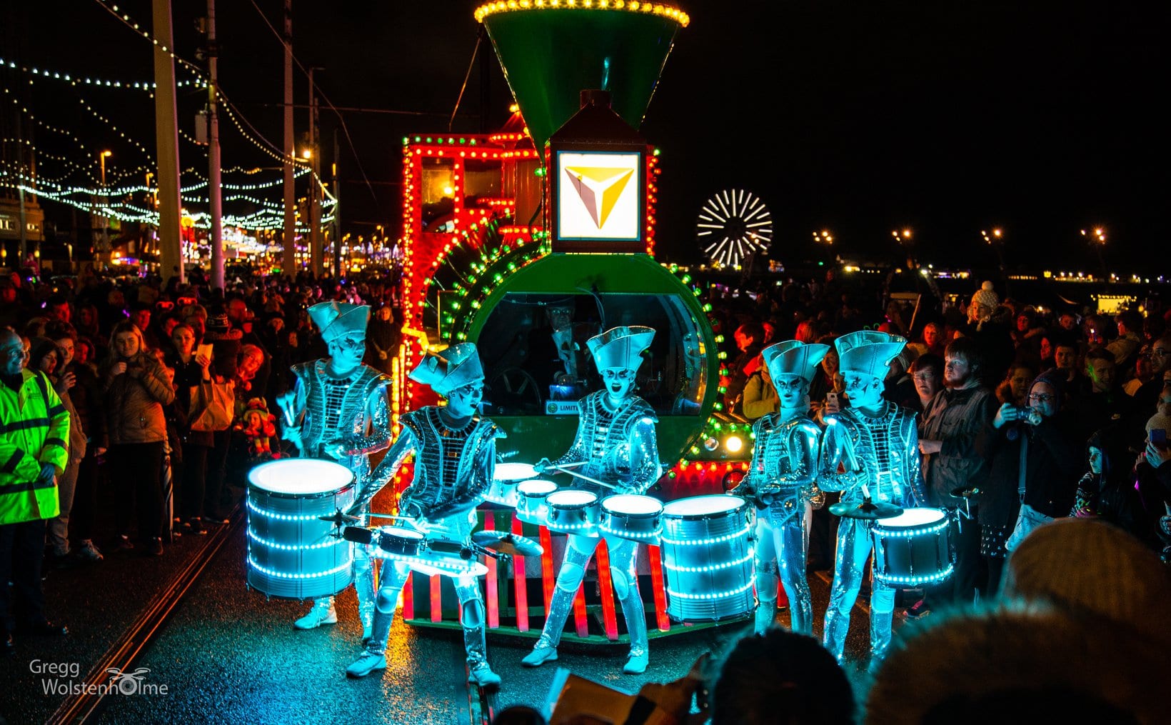 Carnival of the Lights, Lightpool Festival at Blackpool Illuminations. Photo: Gregg Wolstenholme