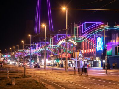 New Illuminations for 2022. The Golden Mile Display at Blackpool Illuminations. Photo: VisitBlackpool