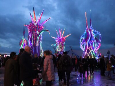 Have you seen the fabulous news? There's a funding boost for Lightpool at Blackpool Illuminations from the Arts Council. Photo: Barrie C. Woods