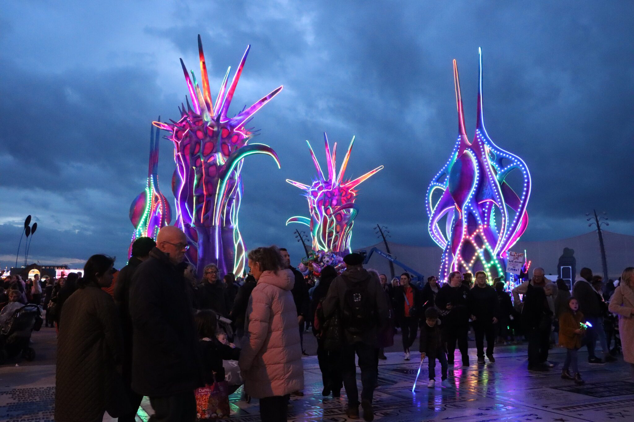 Have you seen the fabulous news? There's a funding boost for Lightpool at Blackpool Illuminations from the Arts Council. Photo: Barrie C. Woods